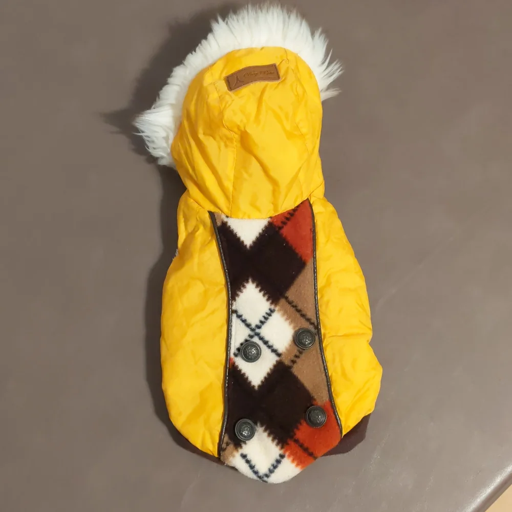 Dogpose Pets Clothing Dog One Piece Hooded Vest Size Medium